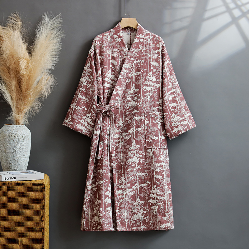 Kimono Yukata Cotton - 통기성 좋은 일본 여성용 100% 면