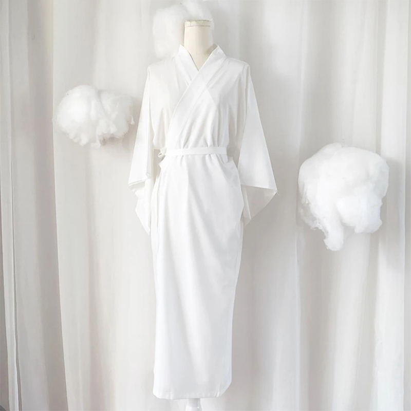 일본의 전통 기모노 주반 여성 흰색 유카타 기모노 바닥 - Kimono Yukata Cotton 리뷰 및 가격